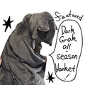 -Bad Bad Mouse-  Dark Gray All-Season Blanket